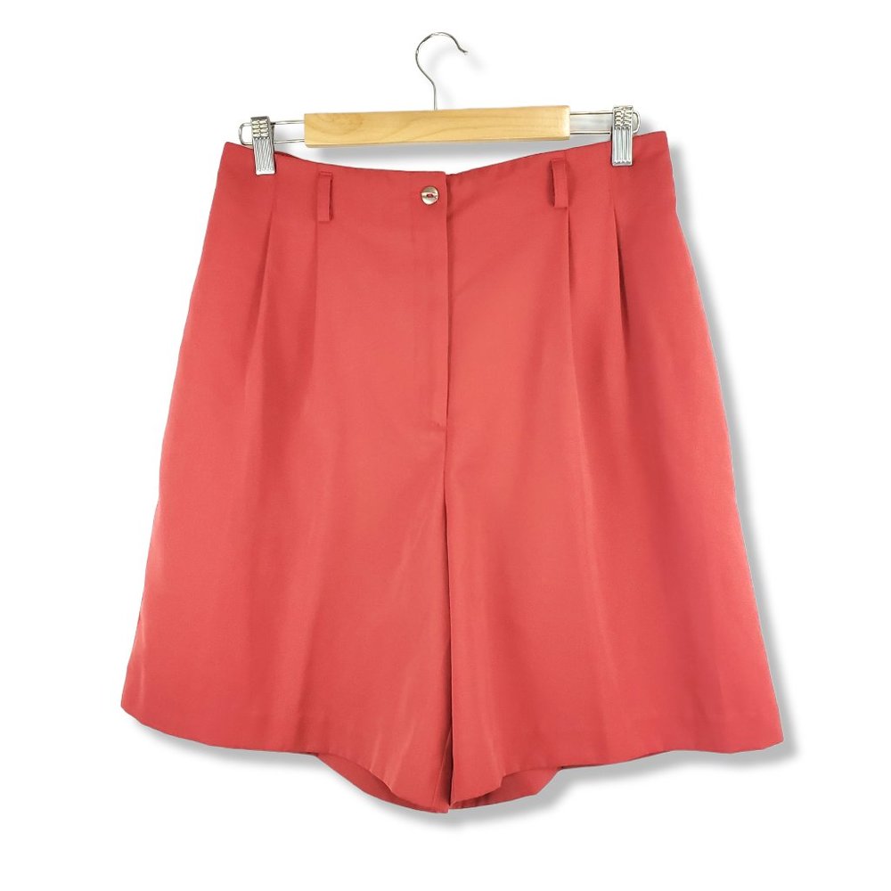 Vintage Sport Haley Pale Red High-waist Golf Shorts Size 12